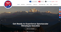 Desktop Screenshot of nepalhimalayantrails.com